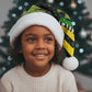 Zimbabwe Christmas Santa Hat Flag Colors Xmas Tree and Holiday - African Pride