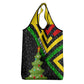 Zimbabwe Christmas Grocery Bag Flag Colors Xmas Tree and Holiday - African Pride