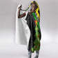Zimbabwe Christmas Hooded Blanket Flag Colors Xmas Tree and Holiday - African Pride