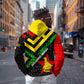 Zimbabwe Christmas Hoodie Flag Colors Xmas Tree and Holiday - African Pride