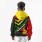 Zimbabwe Christmas Kid Hoodie Flag Colors Xmas Tree and Holiday - African Pride