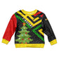 Zimbabwe Christmas Kid Ugly Christmas Sweater Flag Colors Xmas Tree and Holiday - African Pride