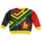 Zimbabwe Christmas Kid Ugly Christmas Sweater Flag Colors Xmas Tree and Holiday - African Pride