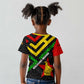 Zimbabwe Christmas Kid T shirt Flag Colors Xmas Tree and Holiday - African Pride