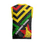 Zimbabwe Christmas Knitted V-Neck Vest Flag Colors Xmas Tree and Holiday - African Pride