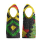 Zimbabwe Christmas Knitted V-Neck Vest Flag Colors Xmas Tree and Holiday - African Pride
