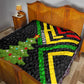 Zimbabwe Christmas Quilt Flag Colors Xmas Tree and Holiday - African Pride