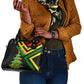 Zimbabwe Christmas Shoulder Handbag Flag Colors Xmas Tree and Holiday - African Pride