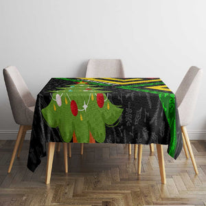 Zimbabwe Christmas Tablecloth Flag Colors Xmas Tree and Holiday - African Pride