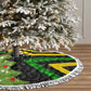 Zimbabwe Christmas Tree Skirt Flag Colors Xmas Tree and Holiday - African Pride