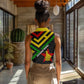 Zimbabwe Christmas Women Sleeveless Polo Shirt Flag Colors Xmas Tree and Holiday - African Pride