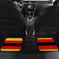 Zimbabwe Christmas Car Mats Festive Santa Palm Tree and Red Yellow Green Flag - African Pride