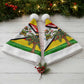 Zimbabwe Christmas Santa Hat Festive Santa Palm Tree and Red Yellow Green Flag - African Pride