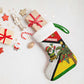 Zimbabwe Christmas Stocking Festive Santa Palm Tree and Red Yellow Green Flag - African Pride
