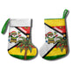Zimbabwe Christmas Stocking Festive Santa Palm Tree and Red Yellow Green Flag - African Pride