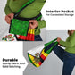 Zimbabwe Christmas Grocery Bag Festive Santa Palm Tree and Red Yellow Green Flag - African Pride