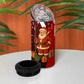 Kenya Christmas 4 in 1 Can Cooler Tumbler Santa Claus Spear and Red Green Harambee Crest - African Pride