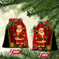Kenya Christmas Ceramic Ornament Santa Claus Spear and Red Green Harambee Crest - African Pride