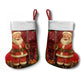 Kenya Christmas Stocking Santa Claus Spear and Red Green Harambee Crest - African Pride