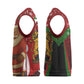 Kenya Christmas Knitted V-Neck Vest Santa Claus Spear and Red Green Harambee Crest - African Pride