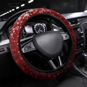 Kenya Christmas Steering Wheel Cover Santa Claus Spear and Red Green Harambee Crest - African Pride