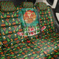 Kenya Christmas Back Car Seat Cover Santa Feast Scene and Festive Wreath Pattern - African Pride