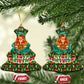 Kenya Christmas Ceramic Ornament Santa Feast Scene and Festive Wreath Pattern - African Pride