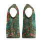 Kenya Christmas Knitted V-Neck Vest Santa Feast Scene and Festive Wreath Pattern - African Pride