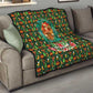 Kenya Christmas Quilt Santa Feast Scene and Festive Wreath Pattern - African Pride