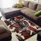 Adinkra Baobab Roots Area Rug African Ancestral Spirit Design - African Pride