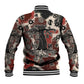 Adinkra Baobab Roots Baseball Jacket African Ancestral Spirit Design - African Pride