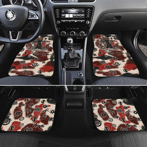 Adinkra Baobab Roots Car Mats African Ancestral Spirit Design - African Pride