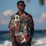 Adinkra Baobab Roots Hawaiian Shirt African Ancestral Spirit Design - African Pride