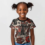 Adinkra Baobab Roots Kid T shirt African Ancestral Spirit Design - African Pride