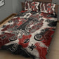 Adinkra Baobab Roots Quilt Bed Set African Ancestral Spirit Design - African Pride