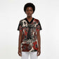 Adinkra Baobab Roots Scrub Top African Ancestral Spirit Design - African Pride