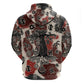 Adinkra Baobab Roots Zip Hoodie African Ancestral Spirit Design - African Pride