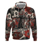 Adinkra Baobab Roots Zip Hoodie African Ancestral Spirit Design - African Pride