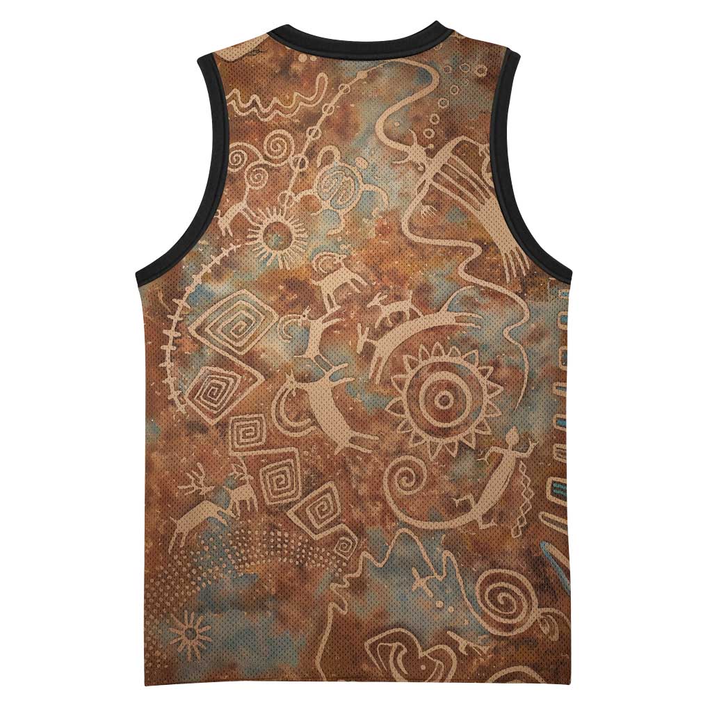 We Carry The Wisdom Basketball Jersey Indigenous Spirit Quote Art - African Pride