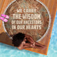 We Carry The Wisdom Beach Blanket Indigenous Spirit Quote Art - African Pride