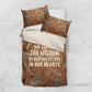 We Carry The Wisdom Bedding Set Indigenous Spirit Quote Art - African Pride