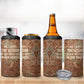 We Carry The Wisdom 4 in 1 Can Cooler Tumbler Indigenous Spirit Quote Art - African Pride