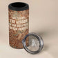 We Carry The Wisdom 4 in 1 Can Cooler Tumbler Indigenous Spirit Quote Art - African Pride