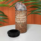 We Carry The Wisdom 4 in 1 Can Cooler Tumbler Indigenous Spirit Quote Art - African Pride
