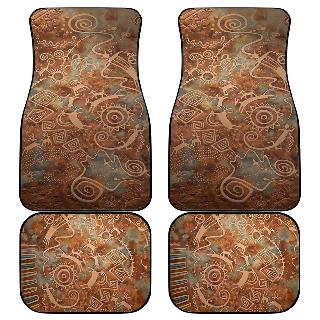 We Carry The Wisdom Car Mats Indigenous Spirit Quote Art - African Pride