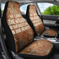 We Carry The Wisdom Car Seat Cover Indigenous Spirit Quote Art - African Pride