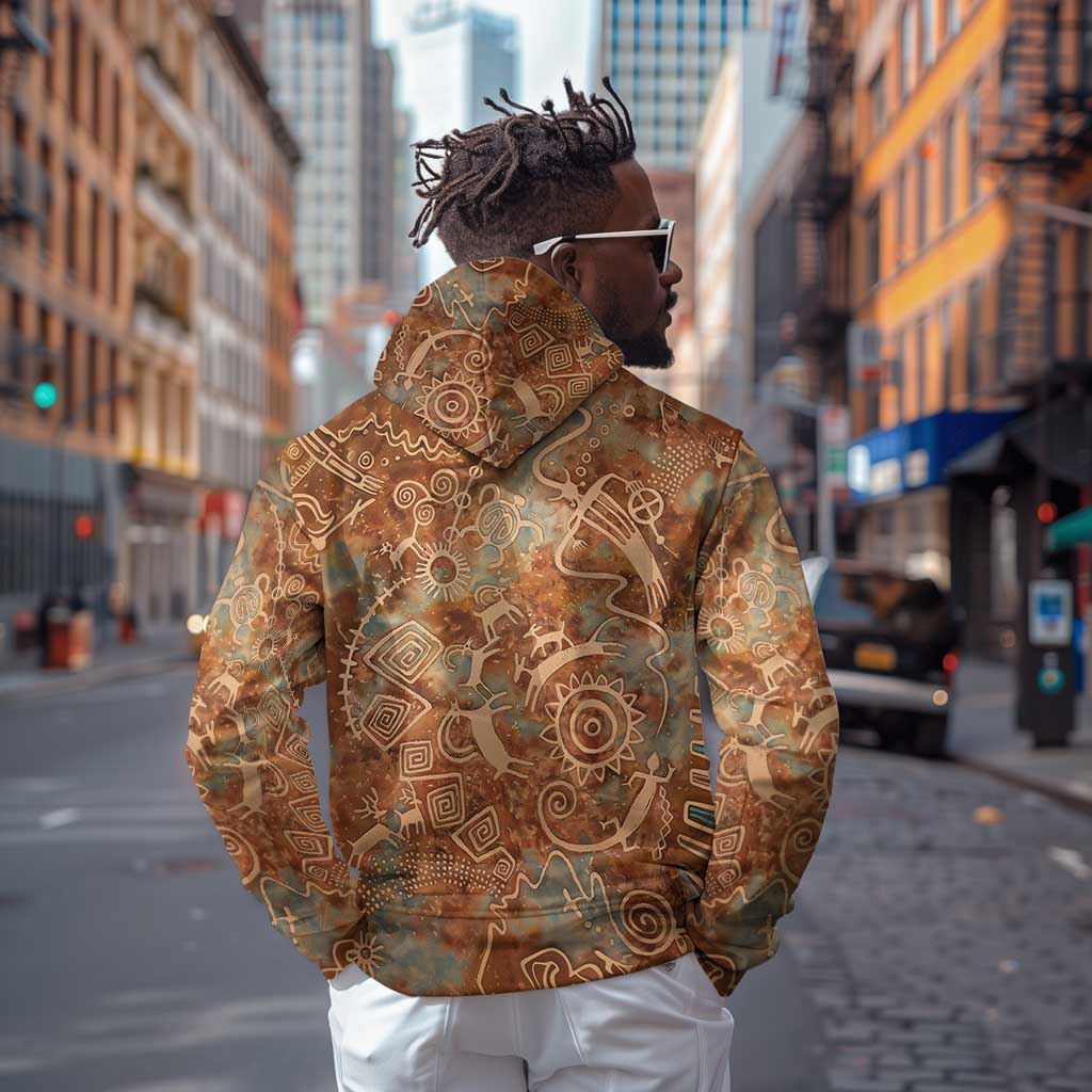 We Carry The Wisdom Hoodie Indigenous Spirit Quote Art - African Pride