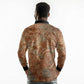 We Carry The Wisdom Long Sleeve Polo Shirt Indigenous Spirit Quote Art - African Pride