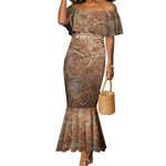 We Carry The Wisdom Mermaid Dress Indigenous Spirit Quote Art - African Pride