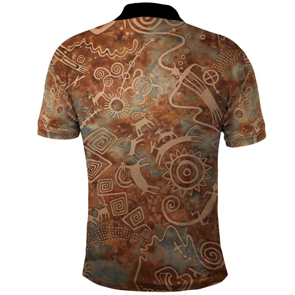 We Carry The Wisdom Polo Shirt Indigenous Spirit Quote Art - African Pride